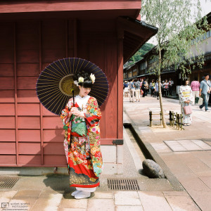 Under my Umbrella, Kanazawa, Japan Photo