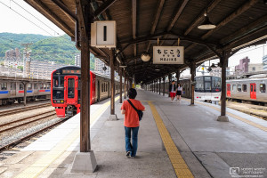 Platform 1, Mojiko Station, Kitakyushu, Japan Photo