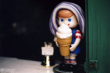 Ice Cream Mascot, Kitano Ijinkan, Kobe, Japan Photo