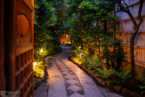 Entrance Detail, Gion, Kyoto, Japan Photo