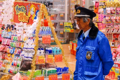 Drugstore Guard, Nagoya, Japan Photo