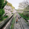 Hanami along the Keage Incline, Kyoto, Japan Photo
