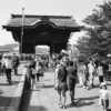 Visitors around Niomon Gate, Zenkoji Temple, Nagano, Japan Photo