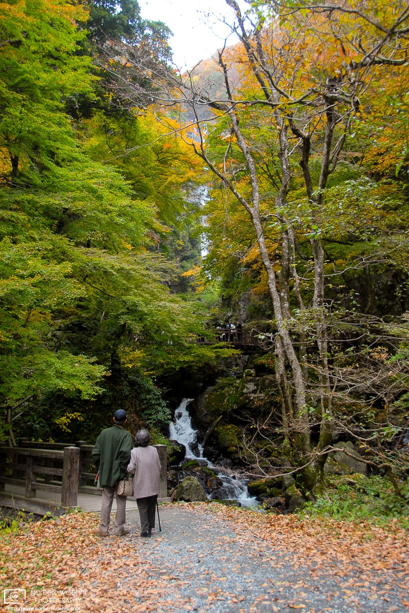 Kamba Waterfall Park Autumn, Okayama Prefecture, Japan Photo