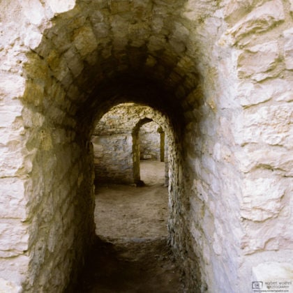 A look at the casemates of Hohenneuffen Castle in southwestern Germany. The oldest portions of these structures date back to the 16th century.