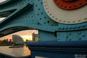 City Hall from Tower Bridge, London, England Photo