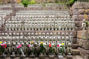 Jizo Statues, Hasedera Temple, Kamakura, Japan Photo