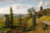 An autumn impression taken in the vineyards around Lichtenberg Castle in southwestern Germany.