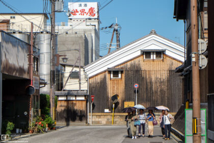 A walk around the sake breweries in Kyoto's Fushimi district, Japan's second-largest sake-producing area.